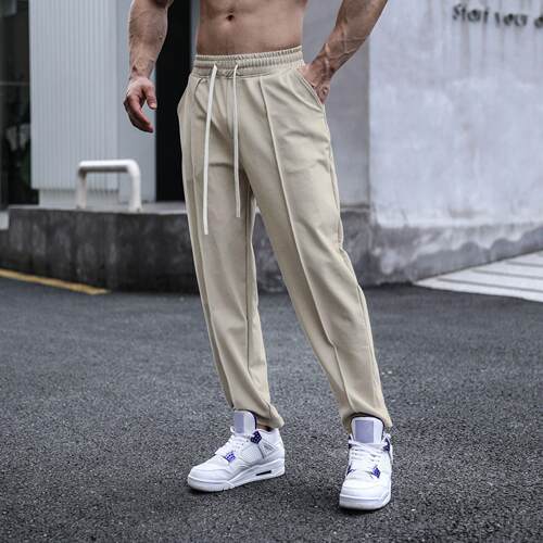 Men's pants spliced and worn straight tube outdoor new