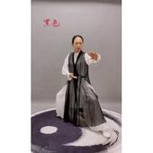 宽长款 薄款 红绿白太极松服练功服练晨披纱飘 夏季 高档马蕾极太新款