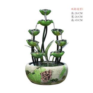 细水长流店里家庭的招财摆件家里客厅茶店前台收银柜台吧台装饰品