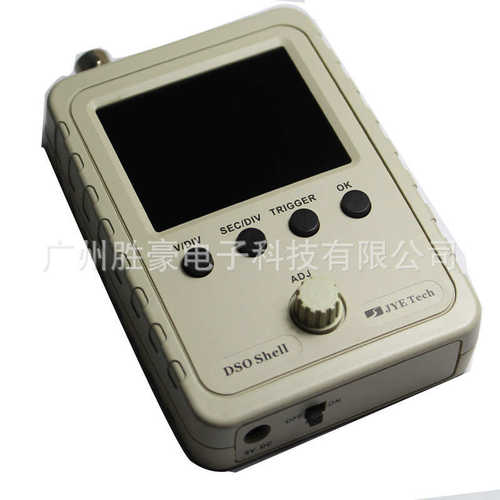 高灵敏度示波器jyetechdso150shell 显示贝壳便携 数字轻巧成品