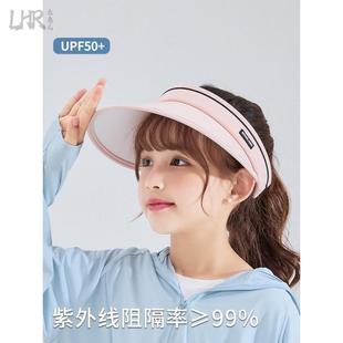 宝宝大檐遮阳防晒帽遮脸空顶太阳帽男孩防紫外线 儿童帽子女童夏季