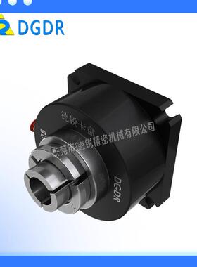 台湾省DSL-25大行程2.5mm固定式气动夹头钻孔攻丝气压卡盘