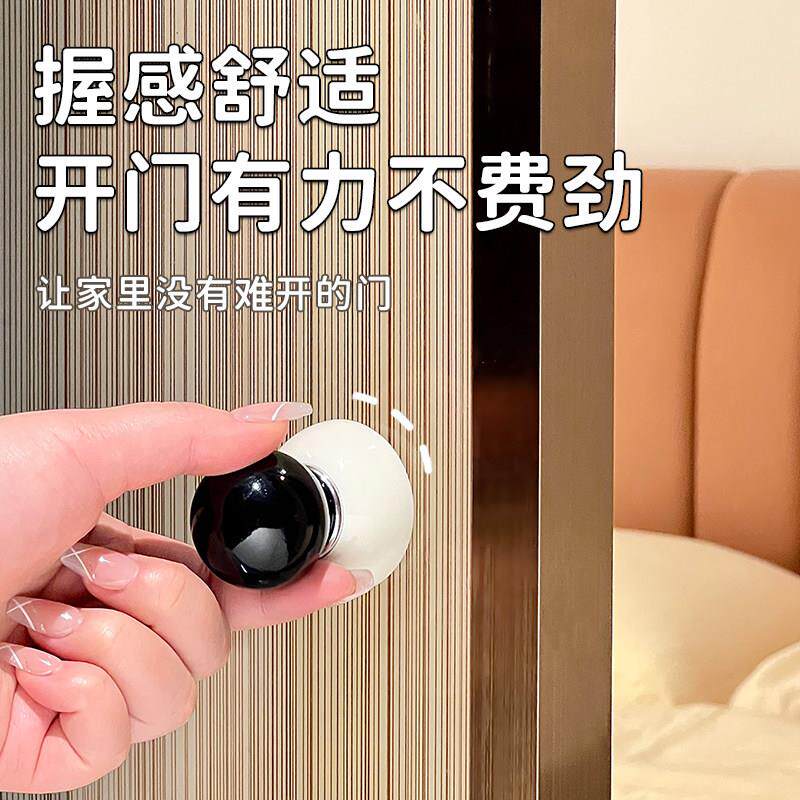 吸盘玻璃门把手化妆室免打孔拉门浴室移门冰箱柜门抽屉整体橱柜拉