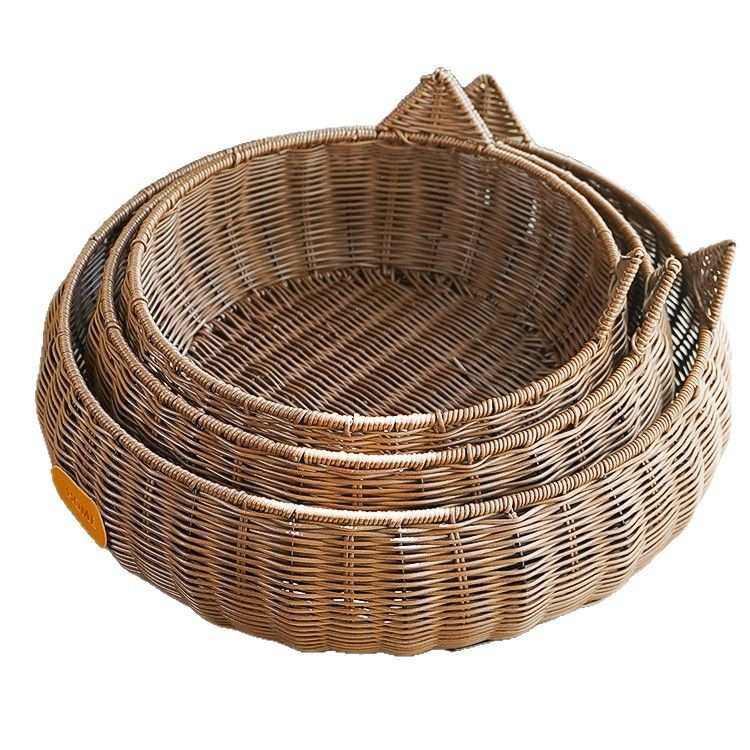 宠物猫咪防潮产房睡觉猫宠物狗猫狗窝窝床保暖仿猫四季猫通用藤窝,宠物/宠物食品及用品,狗窝/屋/帐篷/沙发,淘宝优惠券,粉丝福利购,淘宝优惠卷