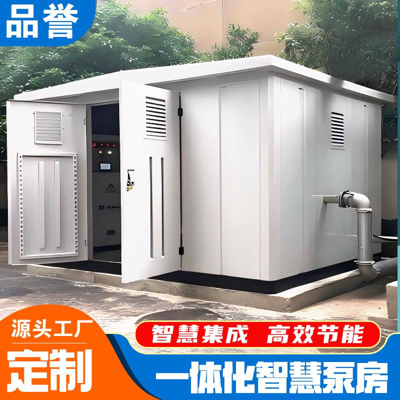 一体化智慧泵房按需生产二次加压给水泵房无塔供水集成安装