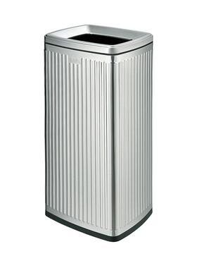 环30L大容量卫公写字楼办室茶水间境桶生间檫手纸不锈钢垃圾PKF桶