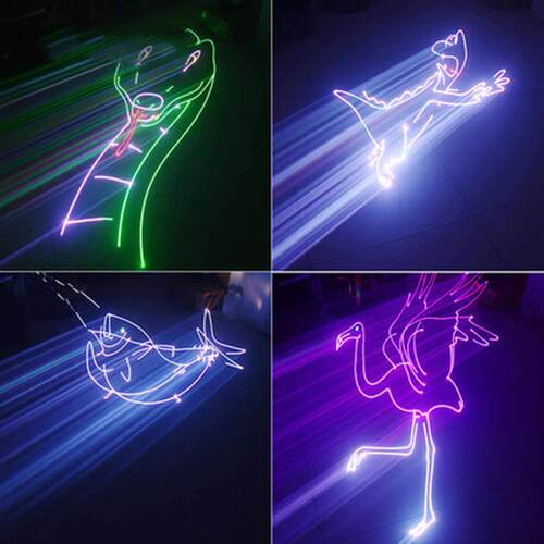 舞台灯动画全彩dolphin-迷你3D光灯海豚台ktv舞镭射激灯disco声控