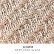 Simple storage basket woven linen large finishing basket st