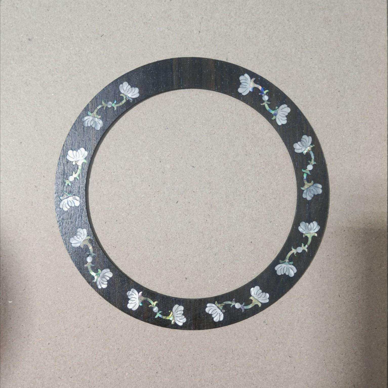 吉他贝壳音孔圈贝壳镶嵌贝壳工艺品鲍鱼贝珍珠贝亚克力