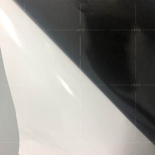 热销室内黑胶白亮PVC水性黑底车身贴背胶相纸户内写真材料车贴膜