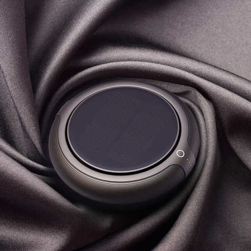 厂家直销太阳能车载空气净化器小型负离子净化器无线智能汽车用空