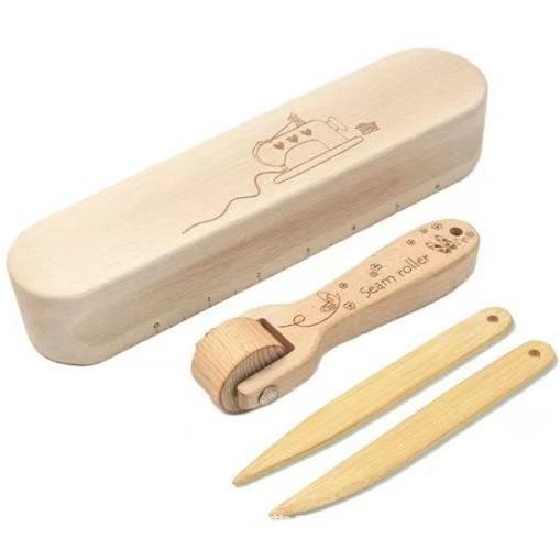 实木拼布压板家用熨烫手持木块 木质拼布压缝熨烫工具套装