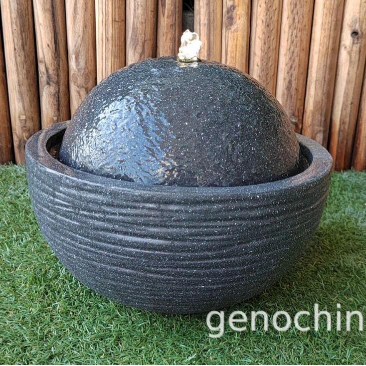 家庭室内庭院双用石头感喷泉流水摆件工艺品-3