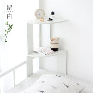 留白床上置物架学生宿舍上下铺床头转角书架ins免打孔简易收纳层