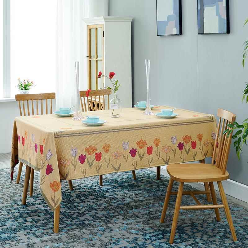 正品瑞典Eelnd 棉桌布美u式田k园餐台布全餐垫茶几桌旗布艺套餐