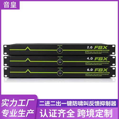 一键防啸叫2.0智能移频反馈抑制器家庭KTV会议话筒麦克风舞台演出