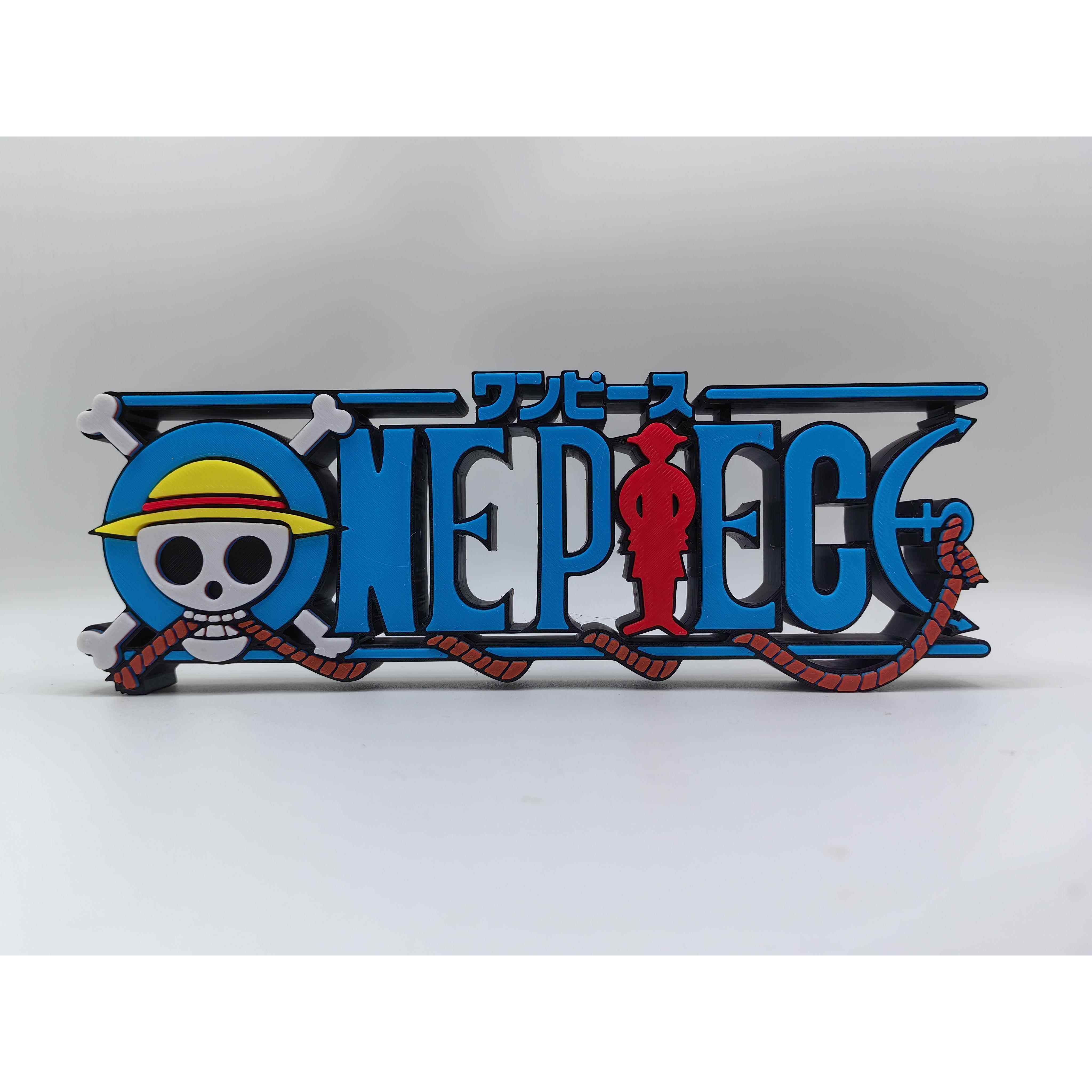 海贼王 航海王 One Piece Logo  立体字体 立牌 招牌 手办 摆件
