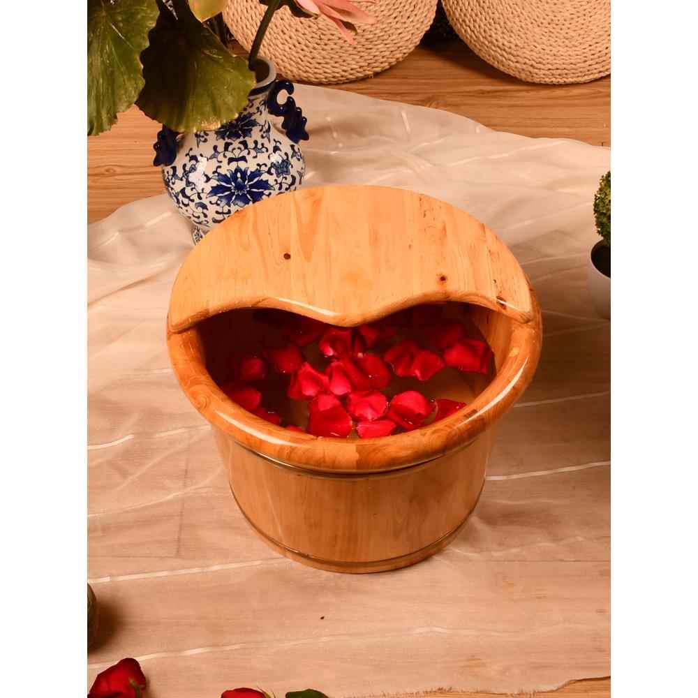 盆柏木泡木脚木桶家用洗香脚桶足浴ltao7541木桶盆洗脚双人泡脚桶
