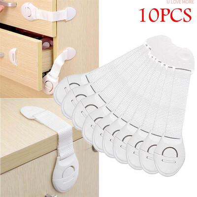 10pcs Child Safety Cabinet Lock Baby Proof Security Protecto