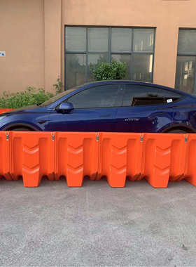 闸门地下塑料车库移动式挡红色防汛物业型板l组合板防洪水抗洪abs