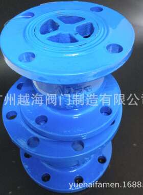 供应静音止回阀HC42X-16法兰铜芯阀门球墨铸铁
