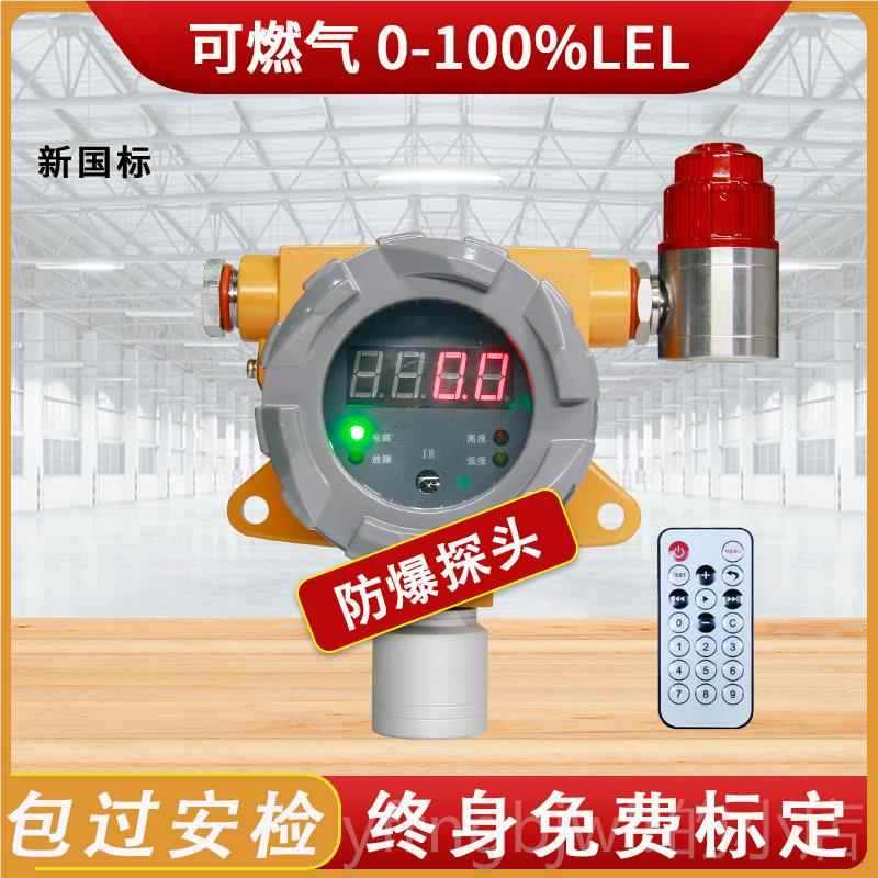 新款工业可燃气体测报警器有毒天然气化煤气液气氨气浓度检防测探