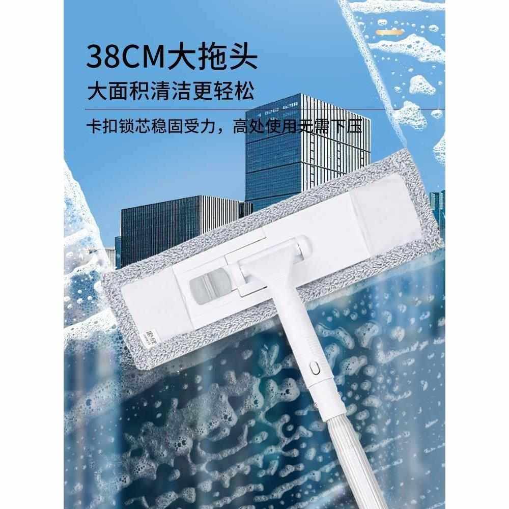 高楼外窗擦玻璃神器加长伸缩杆家用商用刮水器外墙高层清洁工具刷