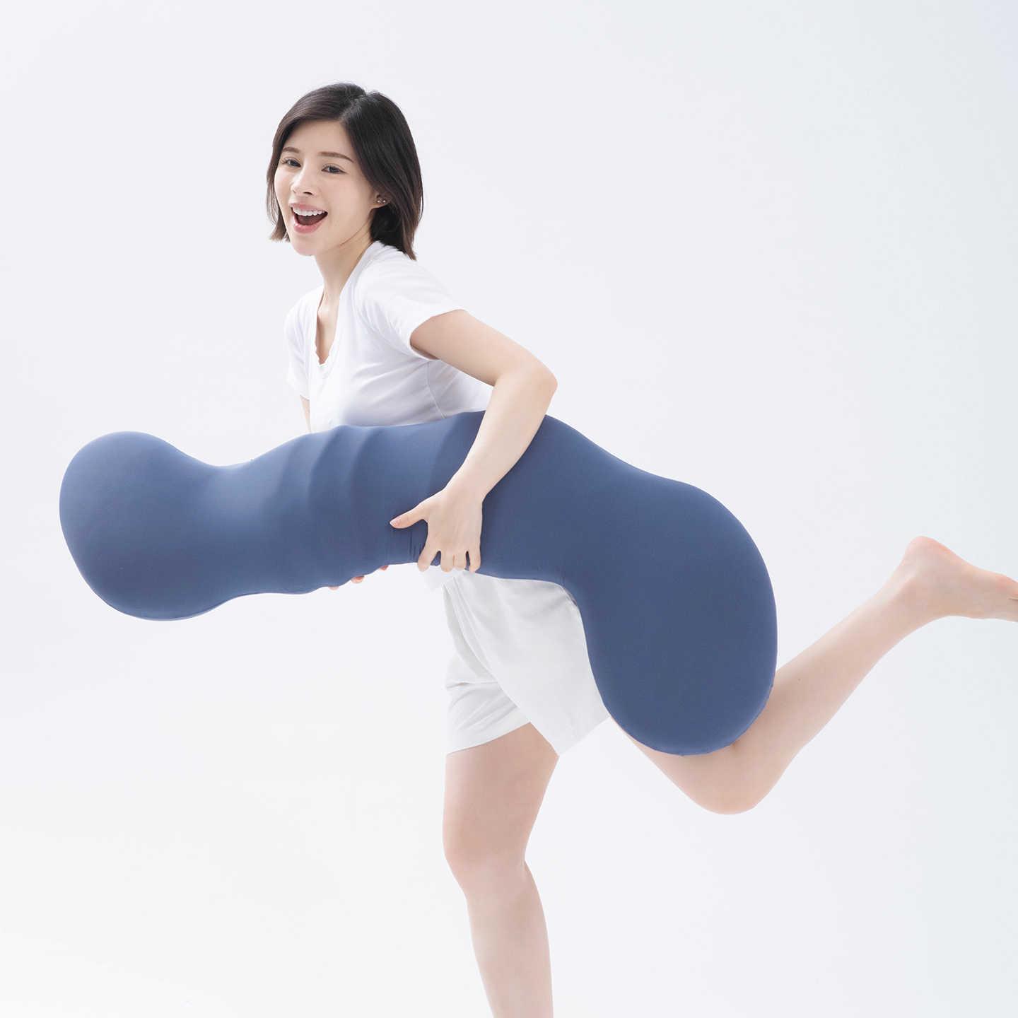 夏季凉感冰丝记忆棉抱枕女生夹腿睡觉成人可拆洗床上侧睡长条枕头