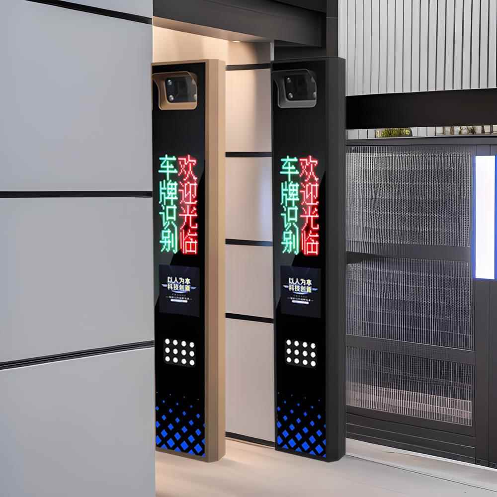 厂家定制无人值守停车场道闸车牌识别自动抬杆免费规划现场方案图