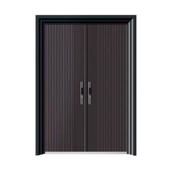 锌合金别墅大门双开门防铜门农村自建房入户门四开堂屋客厅进户门