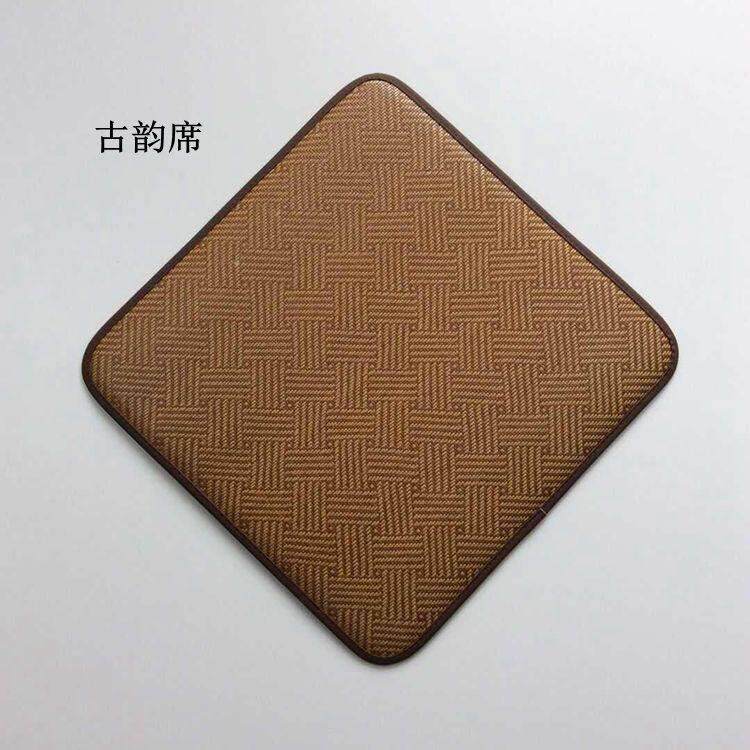 夏季凉席防滑坐垫薄款椅垫防滑办公坐垫学生凳垫电脑椅子垫餐椅垫