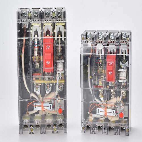 正品380V透明漏电保护1器Dz20L-00A 60A250A 4100A三相线漏电断路