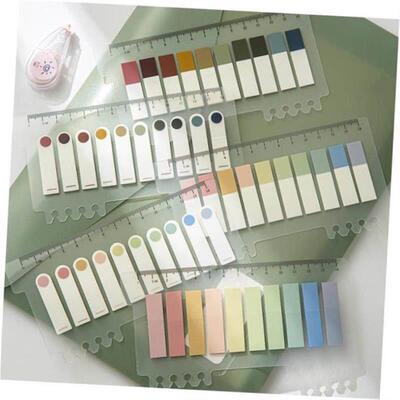 morandi index label sticker highlight sticky notes索引贴标贴