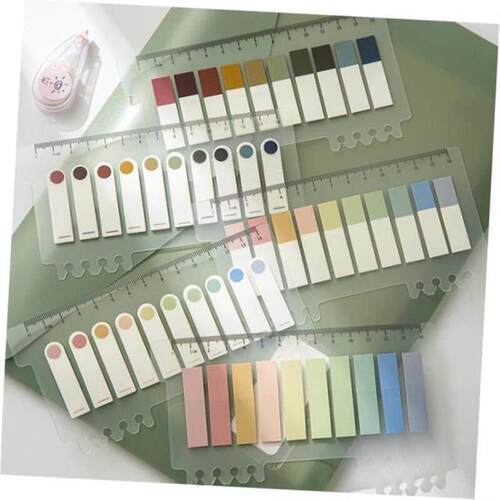 morandi index label sticker highlight sticky notes索引贴标贴