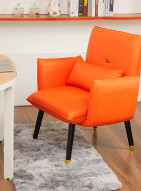 懒人沙发单人躺椅小户型组装家用卧室午休阳台躺卧PU沙发单人椅