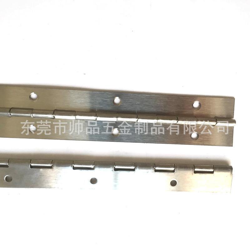 304长排铰链合页2.0厚铝加长不锈钢长排防锈承重长条不锈钢合页