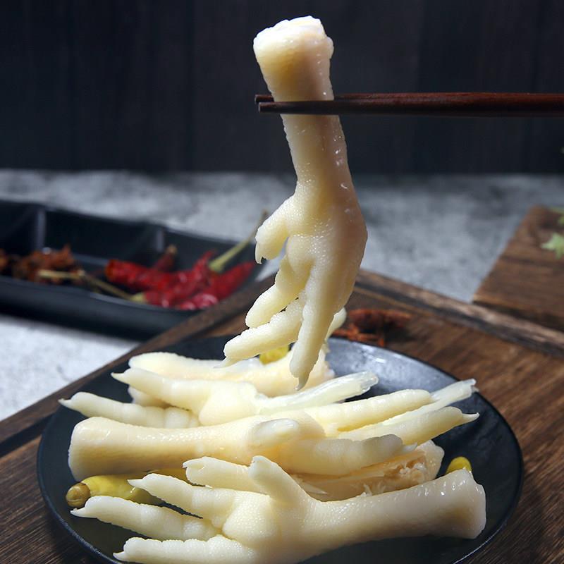 现货泡椒鸡爪整盒零食散装散椒鸡爪25g即食鸡爪红烧小包装