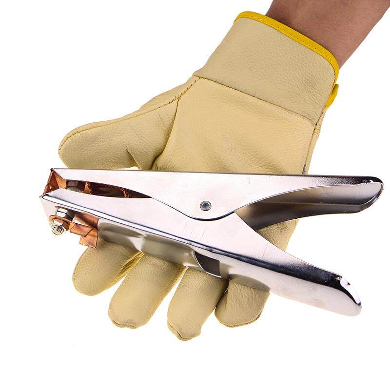 牛皮焊工焊接手套耐磨绝缘劳保手套司机短2层牛皮厚手套