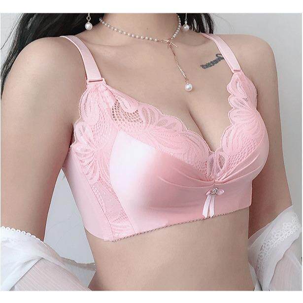 新款直销雅康柔内衣女无钢圈小胸聚拢调整型收副乳胸罩性感少女文