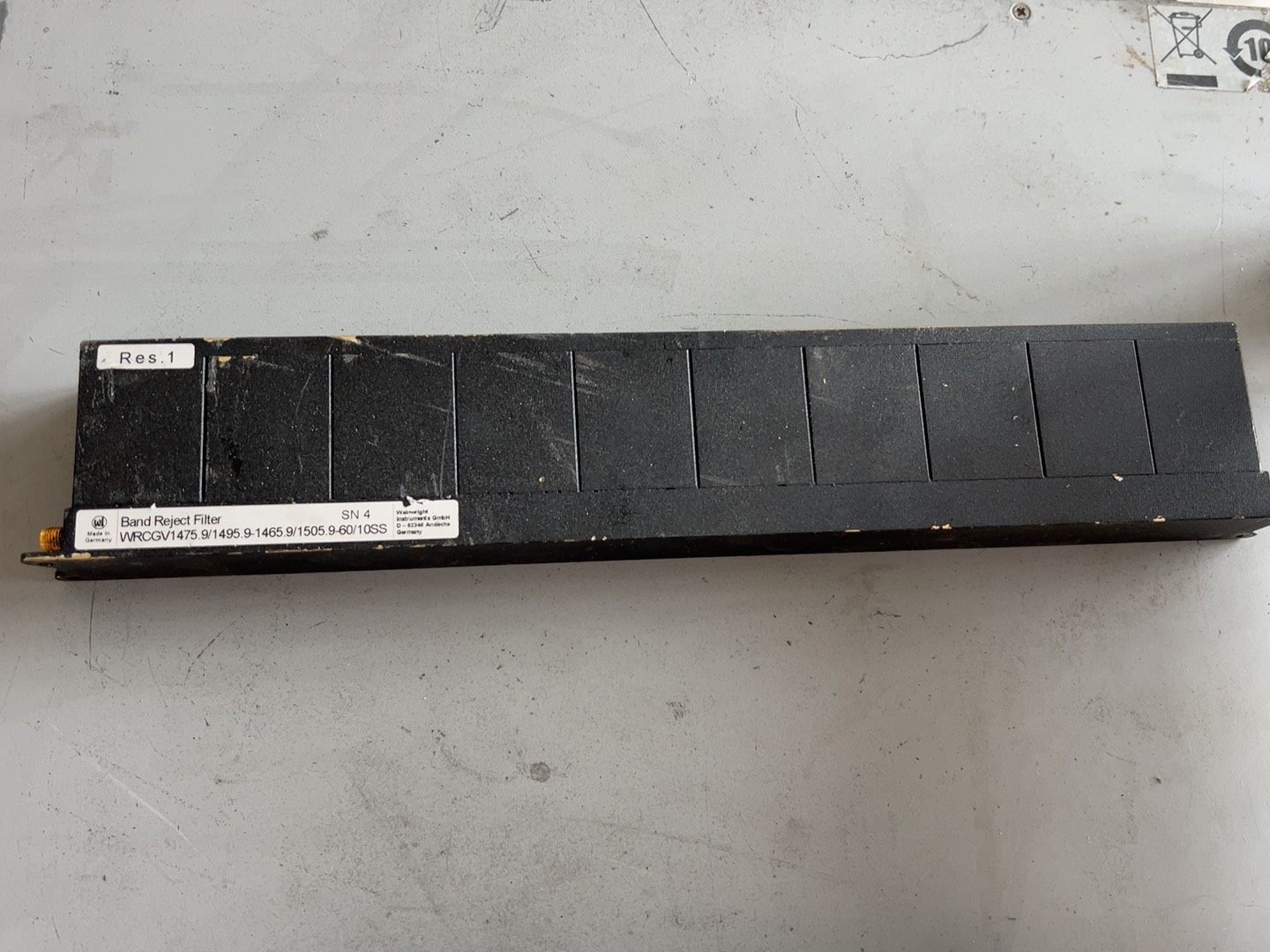 德国Wainwright原装带阻滤波器，型号WRCGV147