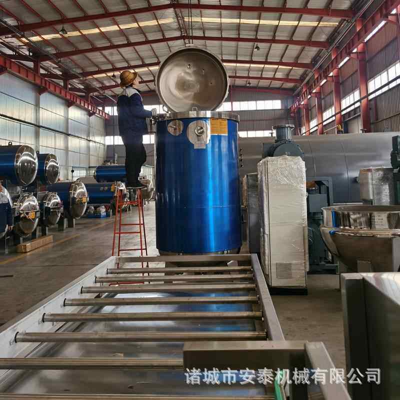 高温高压立式粽子锅煮肉粽粽子煮锅设粽子TPK生产线保温蒸蒸煮备