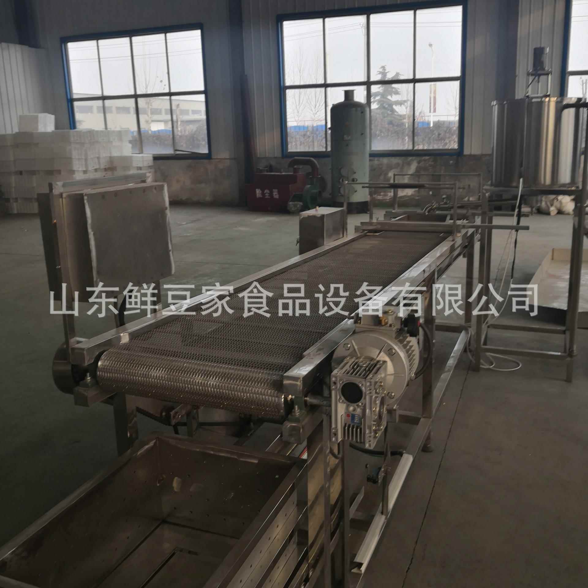 厂新豆疆豆腐皮机大型千YWC全套制品加工设备全自动张豆干机器家