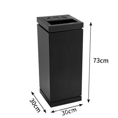 酒店走廊烟灰缸灭大堂宾馆电梯公司圆烟筒带立式垃圾桶不锈钢方形