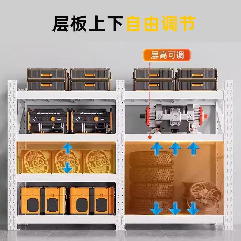 加厚仓储重型货架多层置物架工业级仓库储物铁架子五金超市陈列架