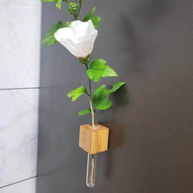 冰箱贴插花花瓶鲜试管冰箱磁贴装饰品摆件磁吸花瓶花瓶器花束装饰