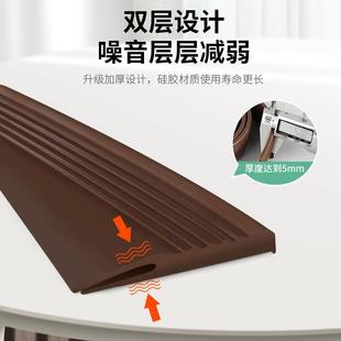 门缝门底密封条下挡板缝隙隔音超静音神器卧室房门卫生间防水胶条