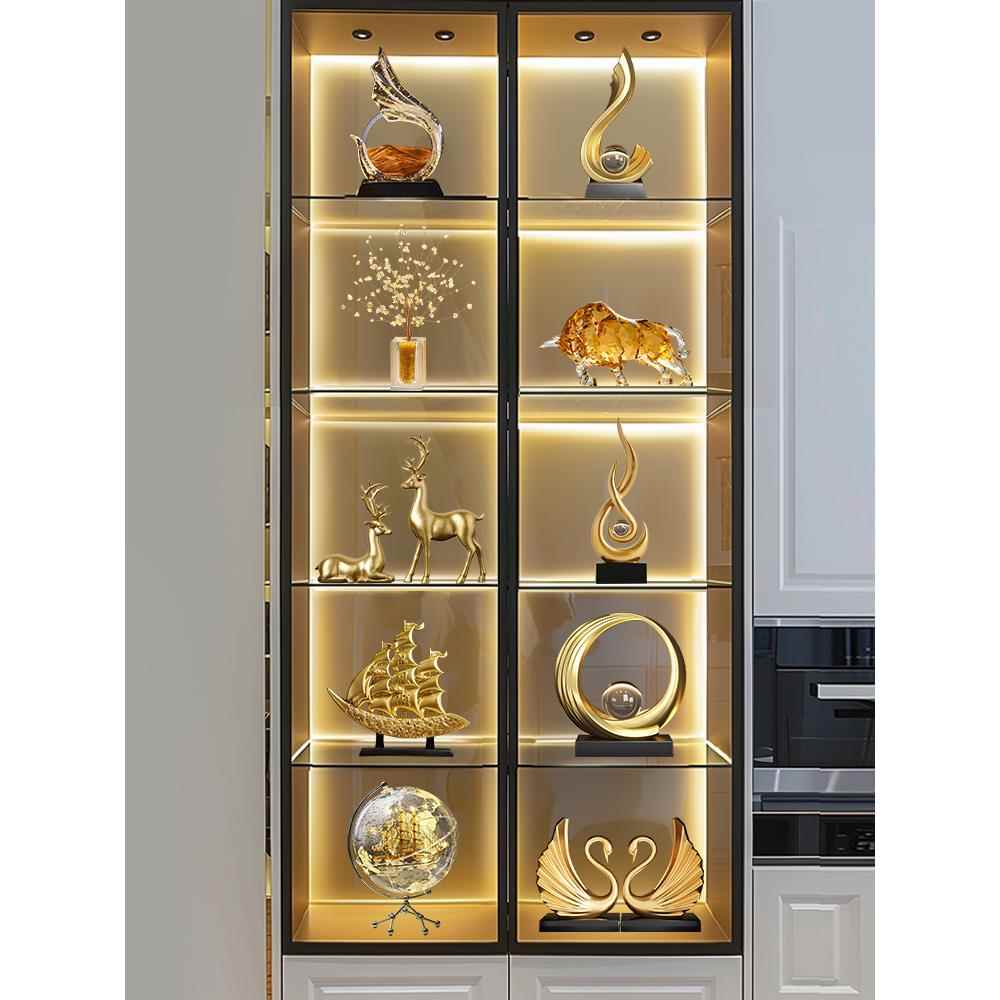 正品电视柜摆件高装饰轻奢高档客大厅酒柜子高端气上次档2025新款