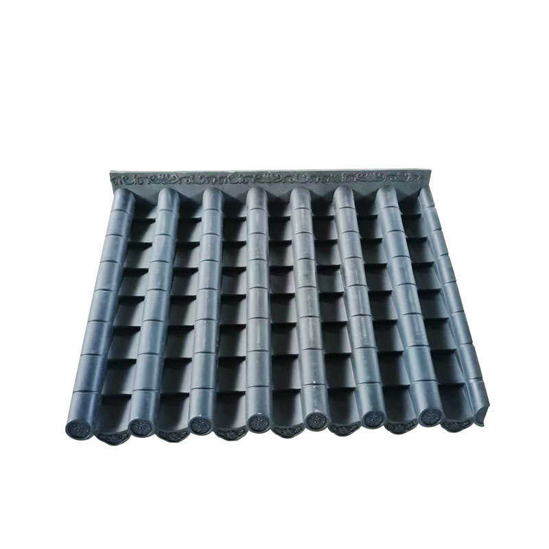 檐瓦批发中式装饰 树脂门头屋檐塑料 瓦围墙仿古仿古一体装饰瓦屋