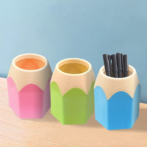 Colorful Pencil Holder for Students and Office Use, Study St
