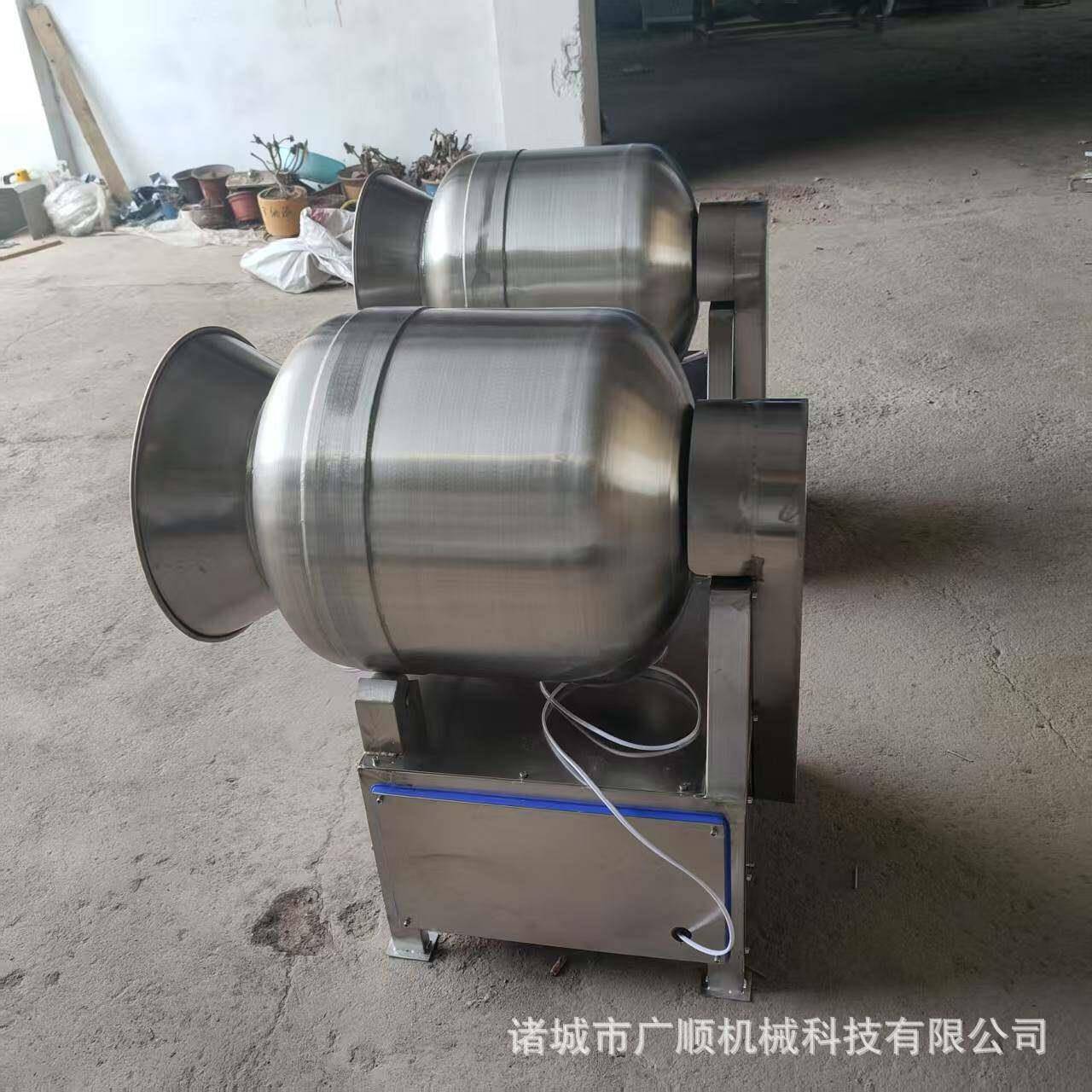 滚筒肉片嫩化大型1000真空滚揉腌渍机口水鸡羊腿鸡翅腌制入味设